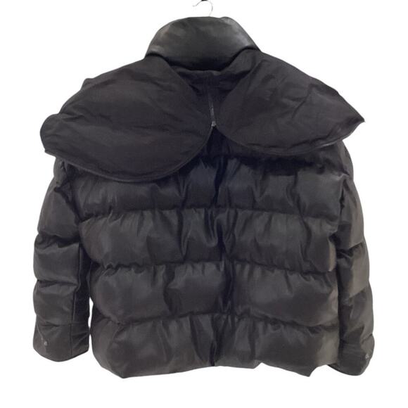 Staud Oversized Ace Coat Puffer Jacket With Hood Black Size Medium NWT Sold Out - Picture 10 of 15